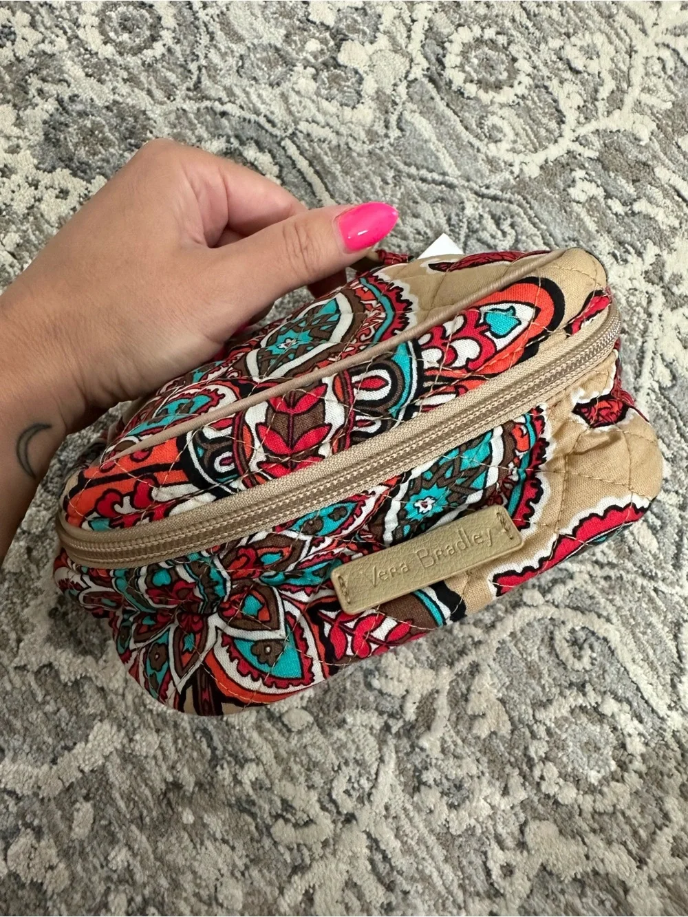 Vera Bradley Iconic Jewelry Case in pattern Desert Floral